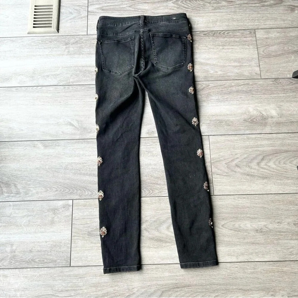 Anthropologie Pilcro and the  Letterpress Embellished Black Jeans - Picture 13 of 16
